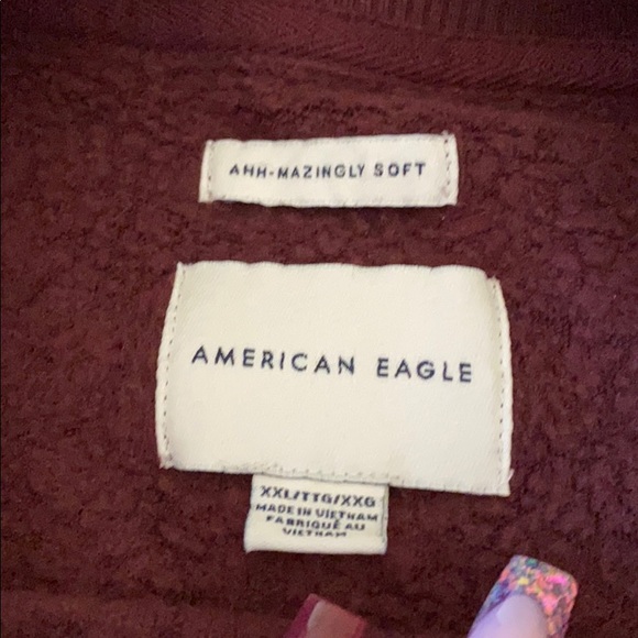 American Eagle Oversized Crop Sweater - Picture 2 of 3